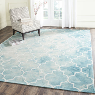 Safavieh Dip Dye 535 Turquoise/Ivory Area Rug Room Scene