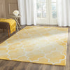 Safavieh Dip Dye 535 Gold/Ivory Area Rug Room Scene Feature