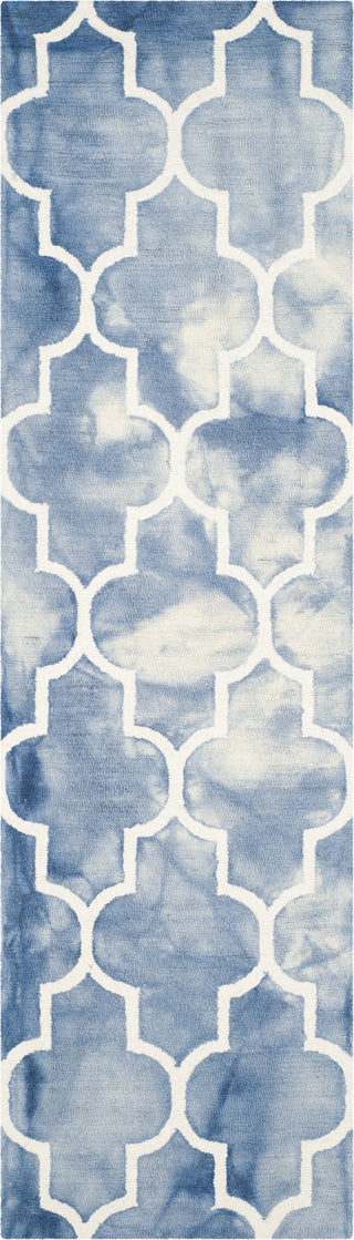 Safavieh Dip Dye 535 Blue/Ivory Area Rug Runner