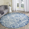 Safavieh Dip Dye 535 Blue/Ivory Area Rug Room Scene