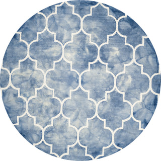 Safavieh Dip Dye 535 Blue/Ivory Area Rug Round