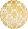 Safavieh Dip Dye 536 Gold/Ivory Area Rug Round