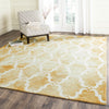 Safavieh Dip Dye 536 Gold/Ivory Area Rug Room Scene