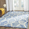 Safavieh Dip Dye 536 Blue/Ivory Area Rug Room Scene Feature