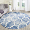 Safavieh Dip Dye 536 Blue/Ivory Area Rug Room Scene