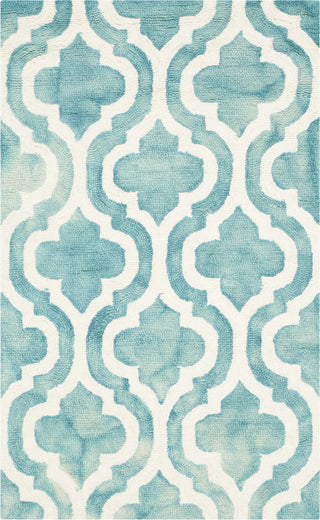 Safavieh Dip Dye 537 Turquoise/Ivory Area Rug main image