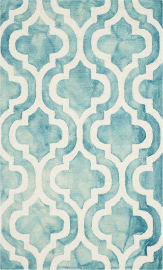 Safavieh Dip Dye 537 Turquoise/Ivory Area Rug Main