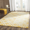 Safavieh Dip Dye 537 Gold/Ivory Area Rug Room Scene Feature