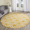 Safavieh Dip Dye 537 Gold/Ivory Area Rug Room Scene