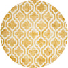 Safavieh Dip Dye 537 Gold/Ivory Area Rug Round