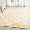 Safavieh Dip Dye 537 Gold/Ivory Area Rug Room Scene