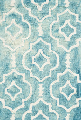 Safavieh Dip Dye 538 Turquoise/Ivory Area Rug 