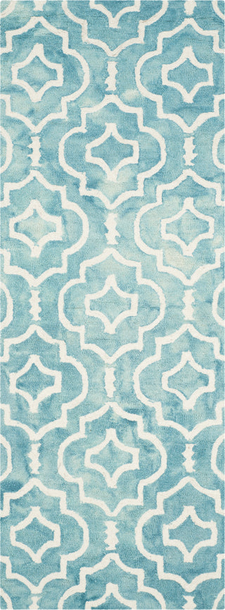 Safavieh Dip Dye 538 Turquoise/Ivory Area Rug 