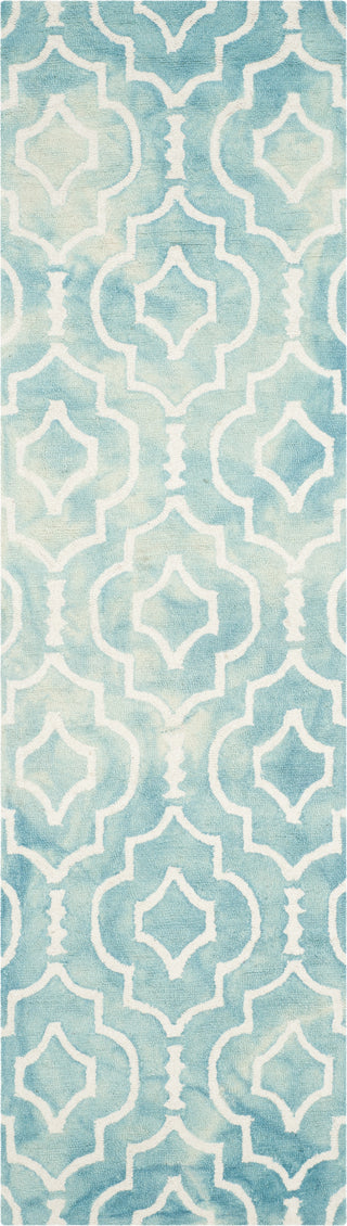 Safavieh Dip Dye 538 Turquoise/Ivory Area Rug Runner