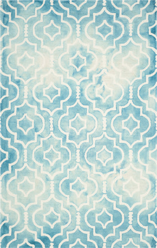 Safavieh Dip Dye 538 Turquoise/Ivory Area Rug Main