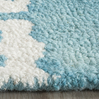 Safavieh Dip Dye 538 Turquoise/Ivory Area Rug Detail