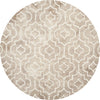 Safavieh Dip Dye 538 Beige/Ivory Area Rug Round
