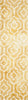 Safavieh Dip Dye 538 Gold/Ivory Area Rug Runner