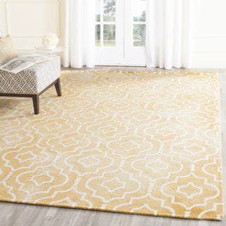 Safavieh Dip Dye 538 Gold/Ivory Area Rug Room Scene