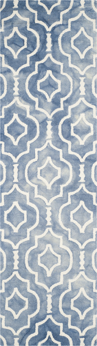 Safavieh Dip Dye 538 Blue/Ivory Area Rug Runner