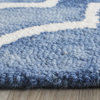 Safavieh Dip Dye 538 Blue/Ivory Area Rug Detail