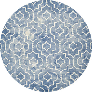 Safavieh Dip Dye 538 Navy/Ivory Area Rug Round