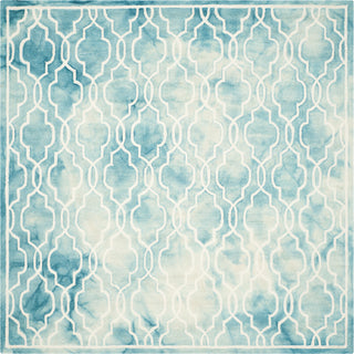 Safavieh Dip Dye 539 Turquoise/Ivory Area Rug Square