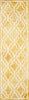 Safavieh Dip Dye 539 Gold/Ivory Area Rug Runner