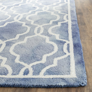 Safavieh Dip Dye 539 Blue/Ivory Area Rug Detail