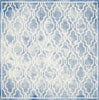 Safavieh Dip Dye 539 Blue/Ivory Area Rug Square