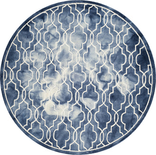 Safavieh Dip Dye 539 Navy/Ivory Area Rug Round