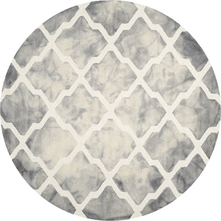 Safavieh Dip Dye 540 Grey/Ivory Area Rug Round