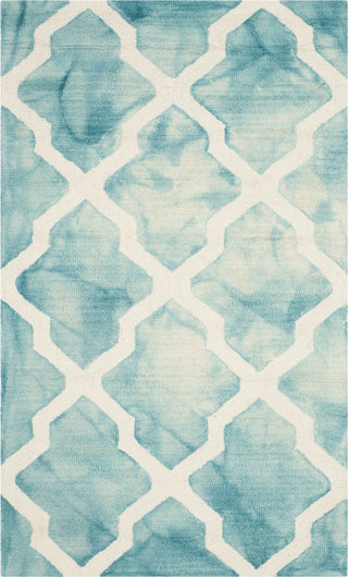 Safavieh Dip Dye 540 Turquoise/Ivory Area Rug Main