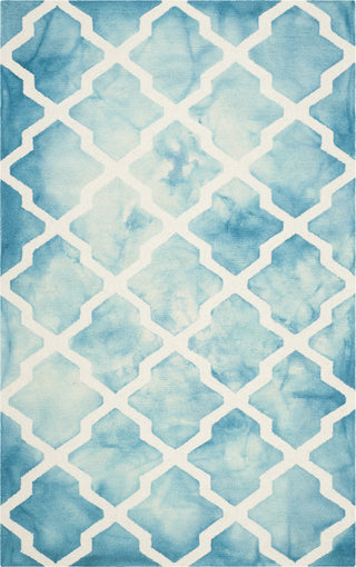 Safavieh Dip Dye 540 Turquoise/Ivory Area Rug Main