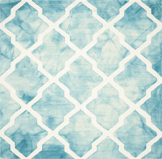 Safavieh Dip Dye 540 Turquoise/Ivory Area Rug Square