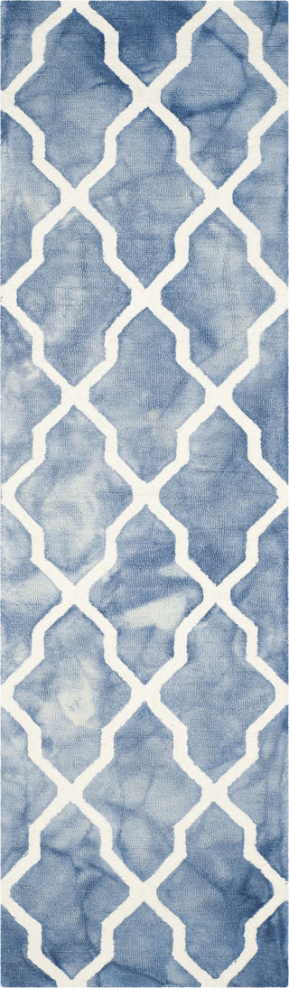 Safavieh Dip Dye 540 Blue/Ivory Area Rug Runner