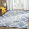 Safavieh Dip Dye 540 Blue/Ivory Area Rug Room Scene Feature