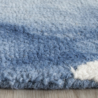 Safavieh Dip Dye 540 Blue/Ivory Area Rug Detail