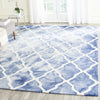 Safavieh Dip Dye 540 Blue/Ivory Area Rug Room Scene