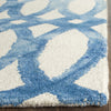 Safavieh Dip Dye 675 Ivory/Blue Area Rug Detail