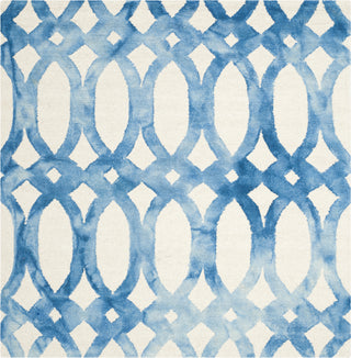 Safavieh Dip Dye 675 Ivory/Blue Area Rug Square