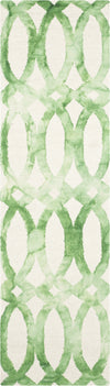 Safavieh Dip Dye 675 Ivory/Green Area Rug Runner