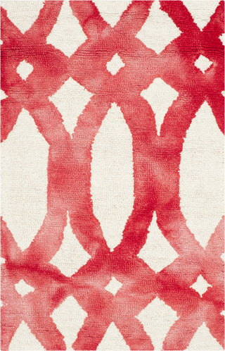 Safavieh Dip Dye 675 Ivory/Red Area Rug 