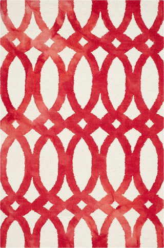 Safavieh Dip Dye 675 Ivory/Red Area Rug main image