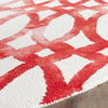 Safavieh Dip Dye 675 Ivory/Red Area Rug Detail