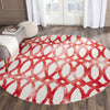 Safavieh Dip Dye 675 Ivory/Red Area Rug Room Scene Feature