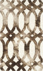 Safavieh Dip Dye 675 Ivory/Chocolate Area Rug Main
