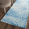 Safavieh Dip Dye 676 Blue/Ivory Area Rug Room Scene