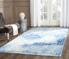 Safavieh Dip Dye 676 Blue/Ivory Area Rug Room Scene Feature