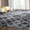 Safavieh Dip Dye 676 Graphite/Ivory Area Rug Room Scene Feature